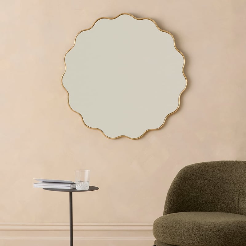 Ophelia Gold Mirror