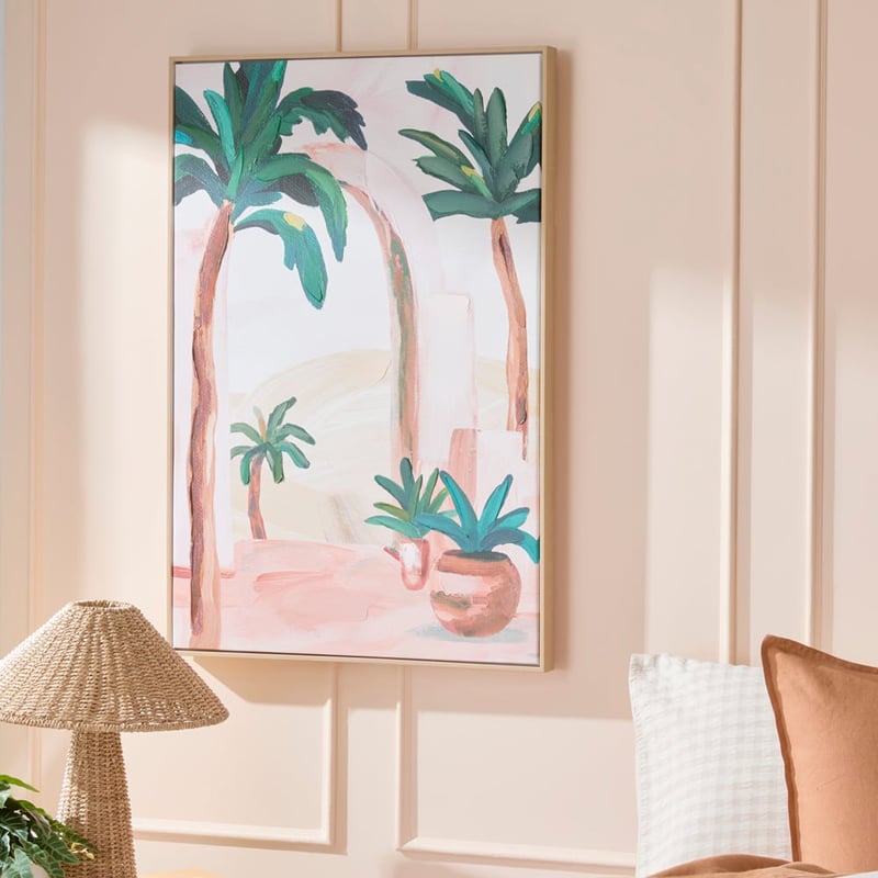 Ocean Breeze Garden View Canvas
