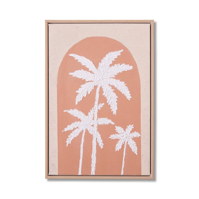 Ocean Breeze Palm Paradise Canvas