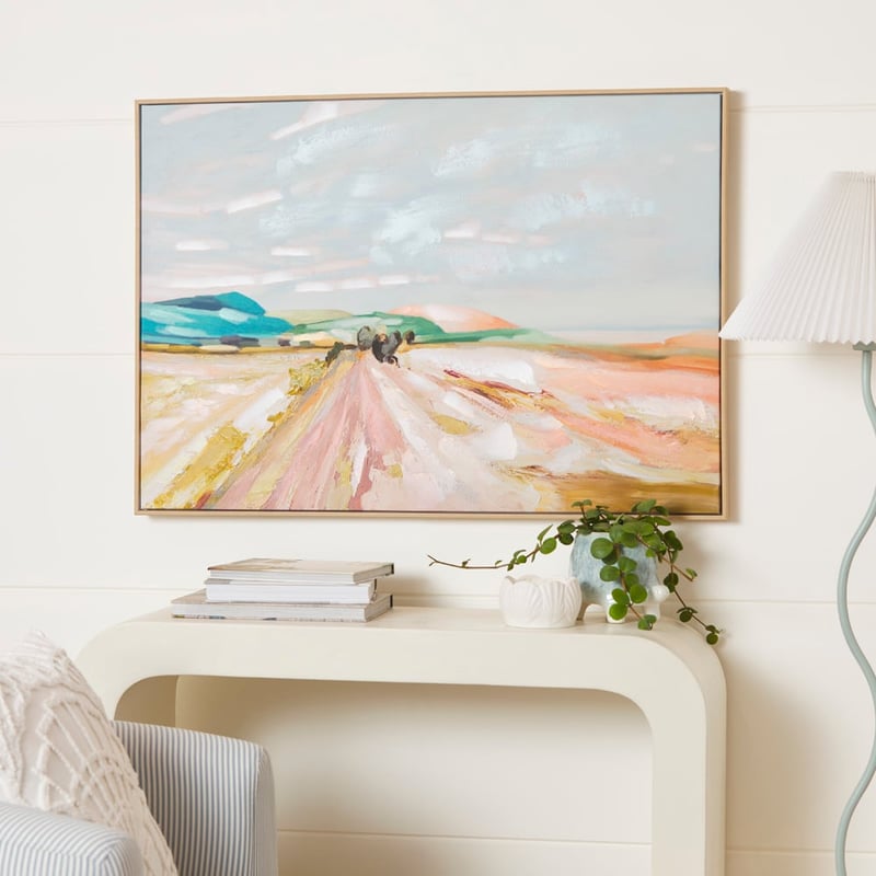 Bushlands Pastel Scene Canvas