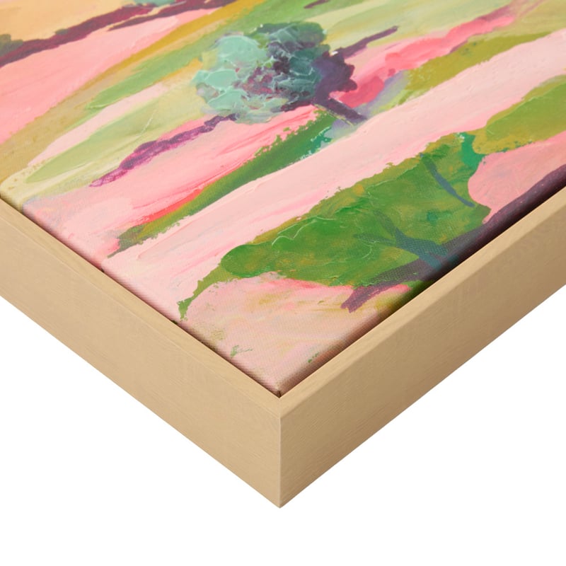 Bushlands Pink Hills Canvas