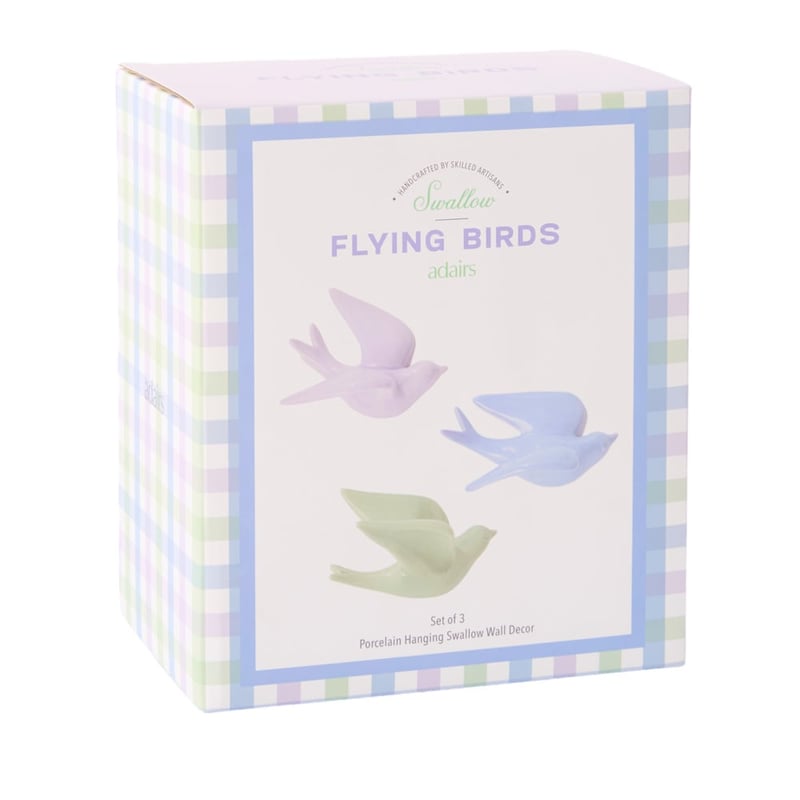 Flying Swallow Multi Birds Set of 3