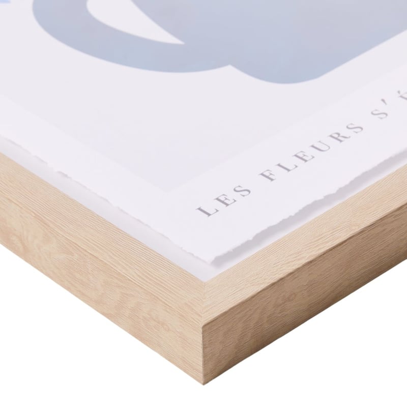 Vintage Les Fleurs Epanouissent Green Wall Art