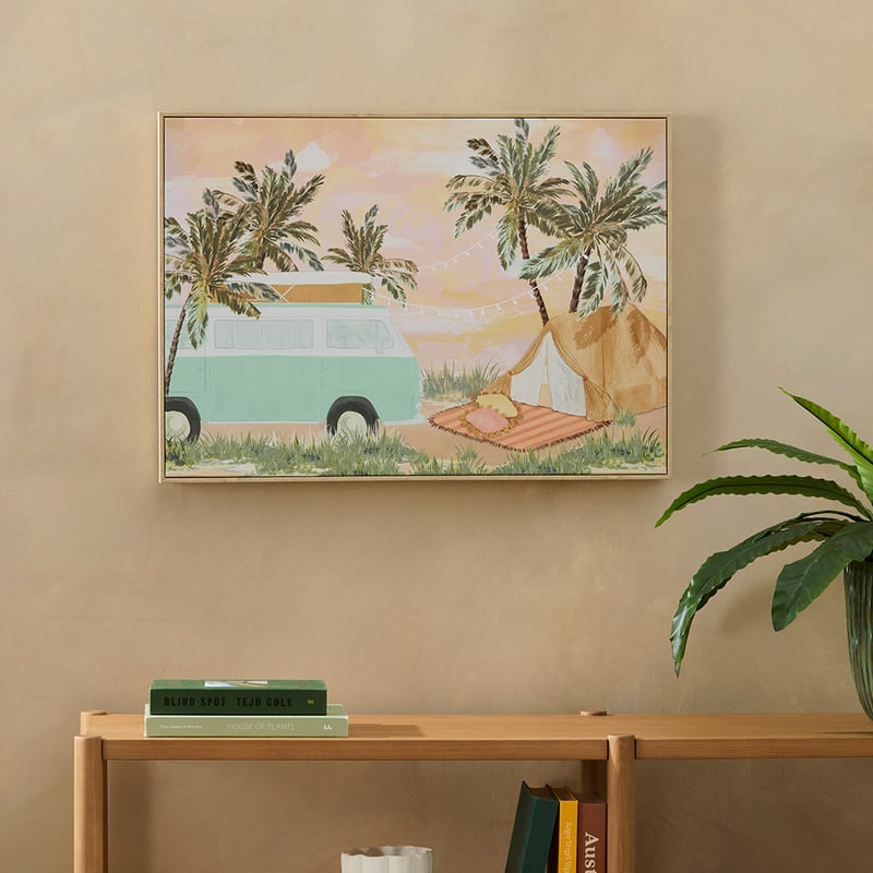 Glamping Landscape Wall Art