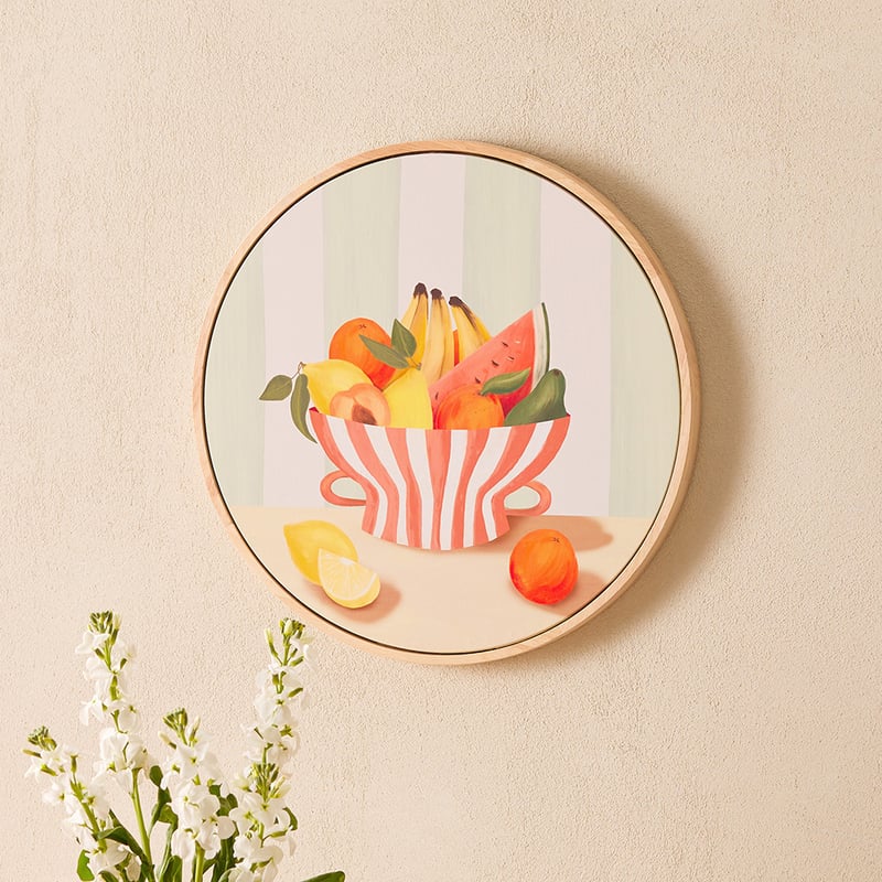 Foodies Fiesta Fruit Green Wall Art