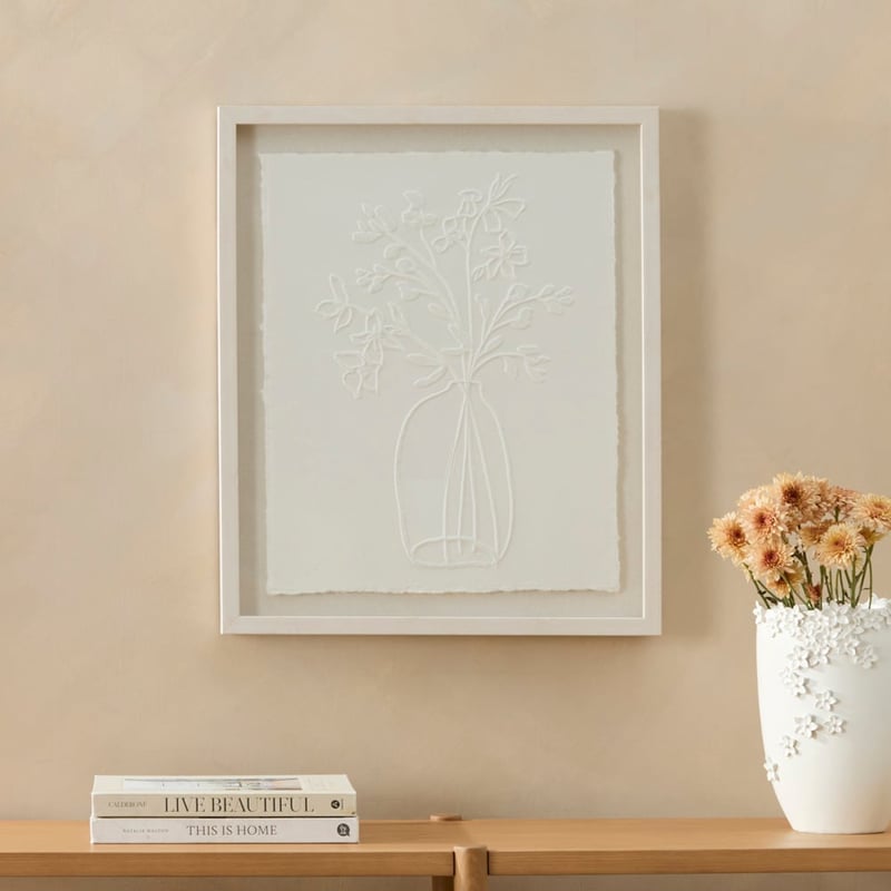 Paper Flowers Magnolia Wall Art
