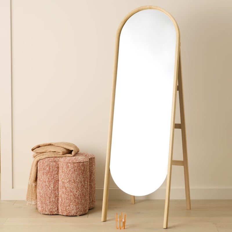 Ridley Natural Floor Mirror