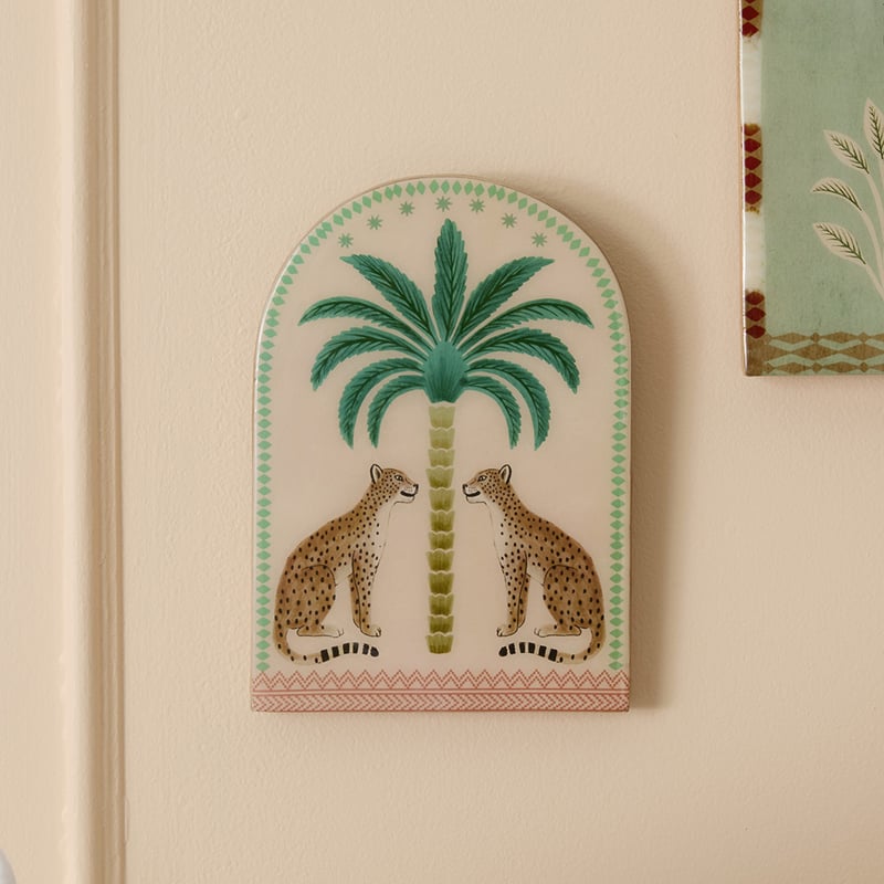 Amazon Small Jungle Leopard Timber Wall Art