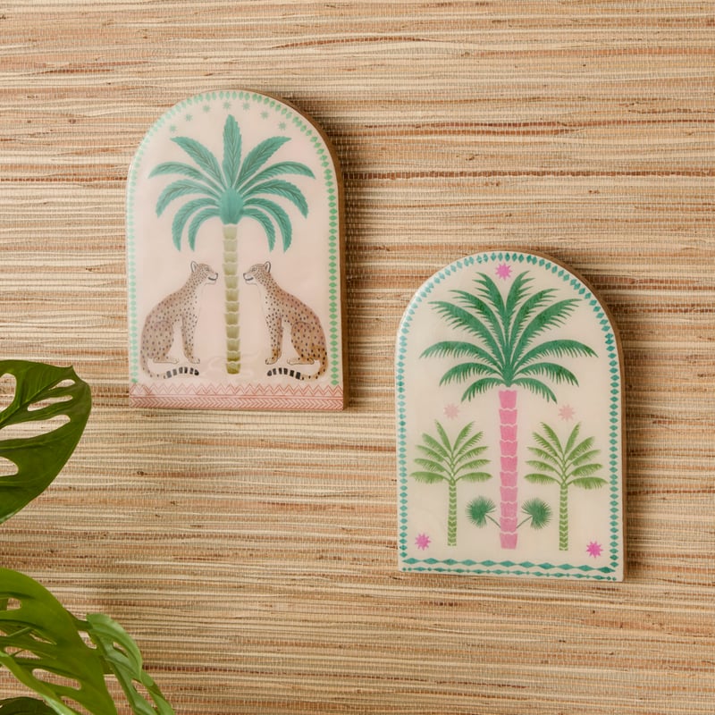 Amazon Small Jungle Leopard Timber Wall Art