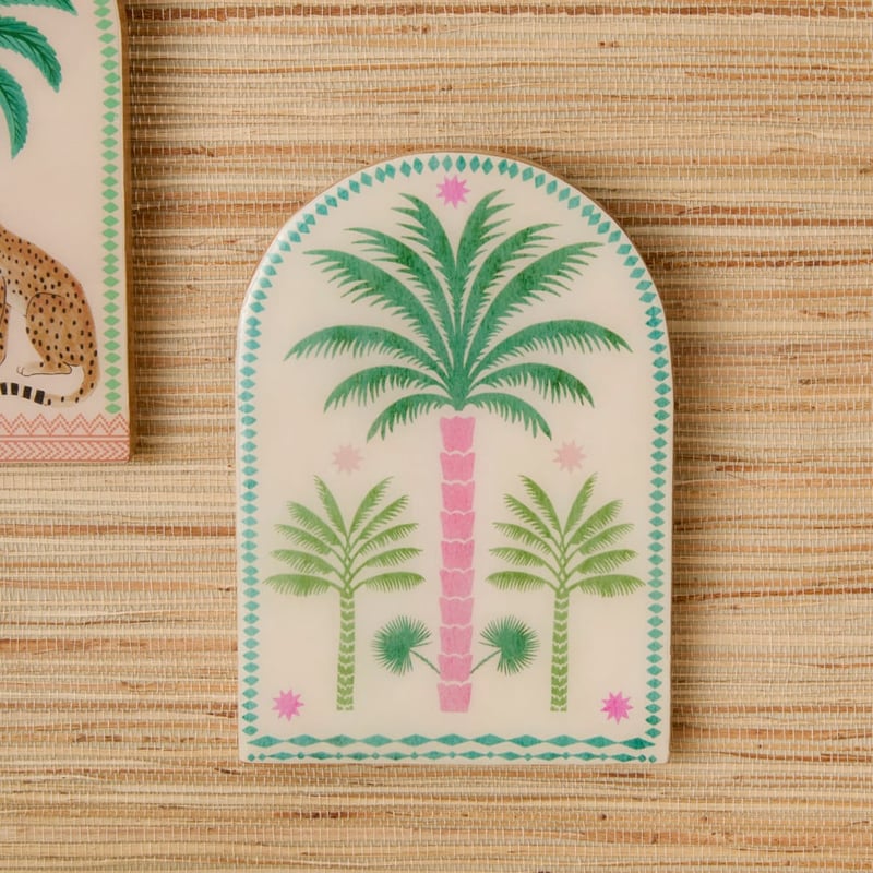 Amazon Small Tropicana Palm Timber Wall Art