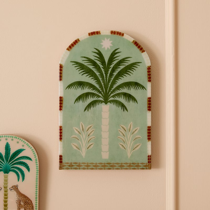 Amazon Large Paradiso Palm Timber Wall Art