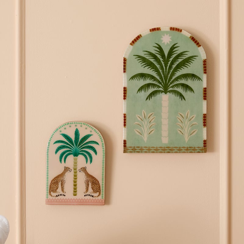 Amazon Large Paradiso Palm Timber Wall Art