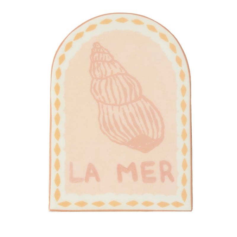 La Plage Small La Mer Shell Timber Wall Art