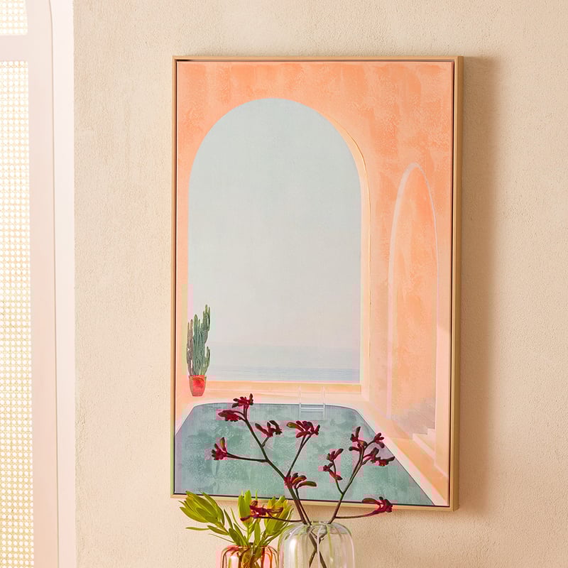 Santiago Arch View Canvas