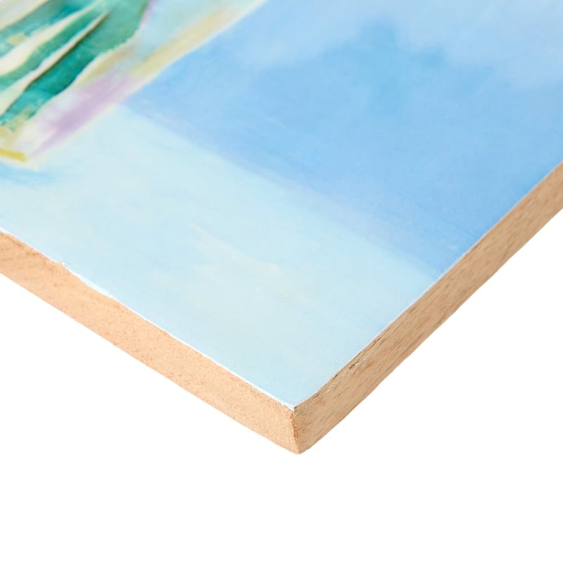 Garden House Blue Daisy Timber Wall Art