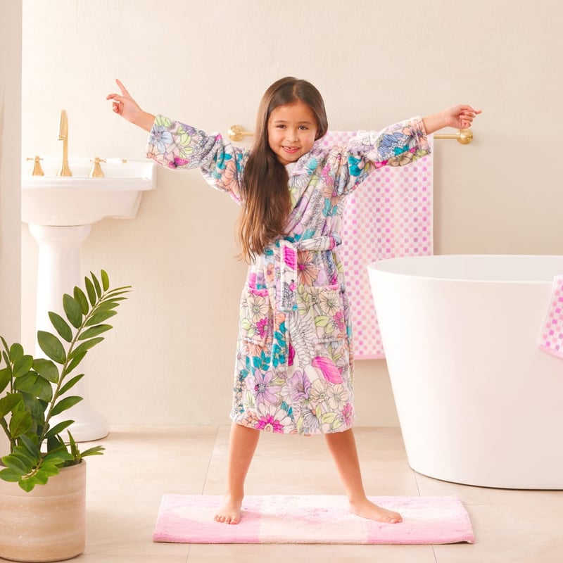 Unicorn Floral Field Dressing Gown