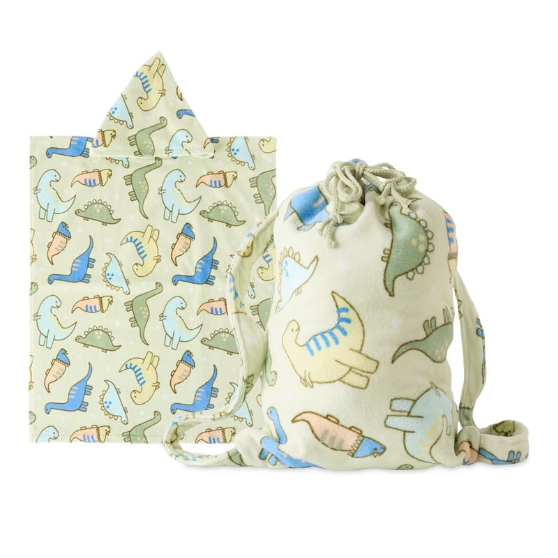 Dino Roar Kids Swim Hooded Towel & Bag