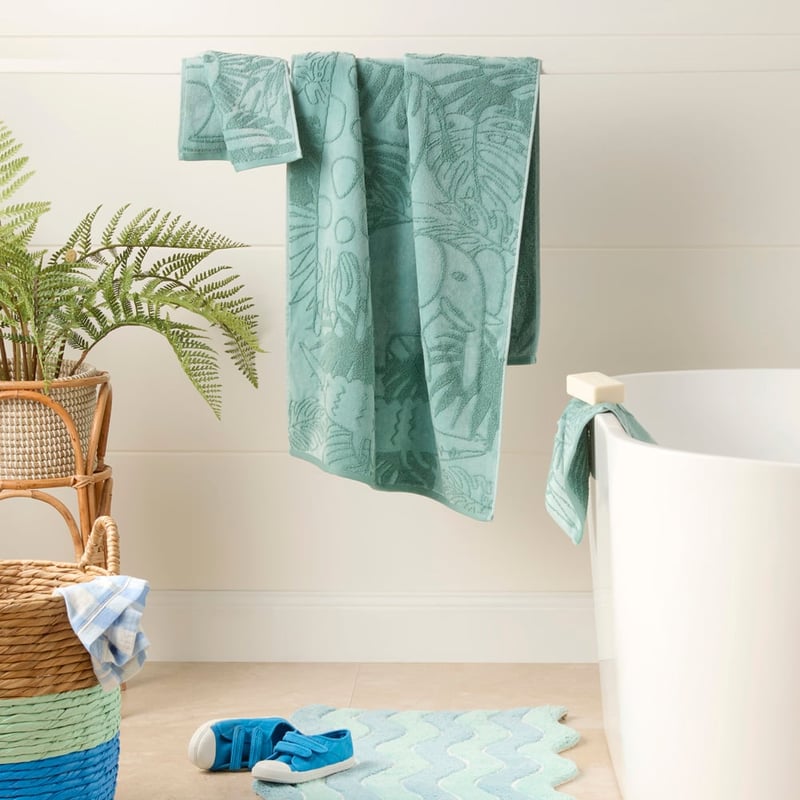 Tropical Jungle Green Towel Range