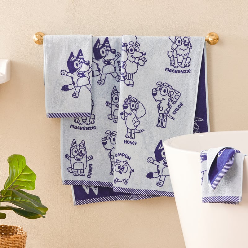 BBC Bluey Towel Range