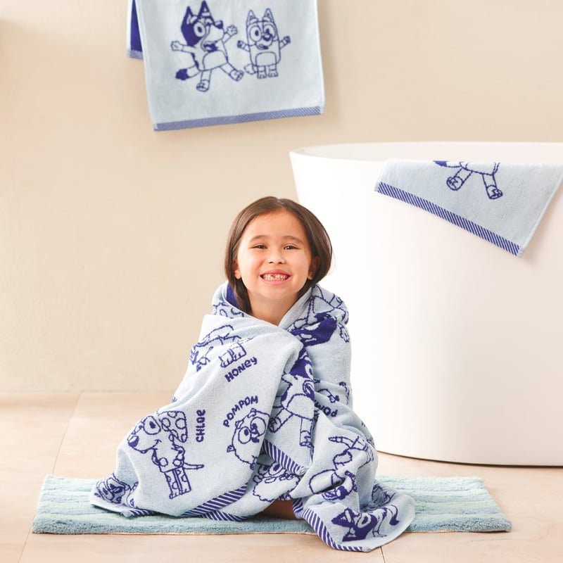 BBC Bluey Towel Range