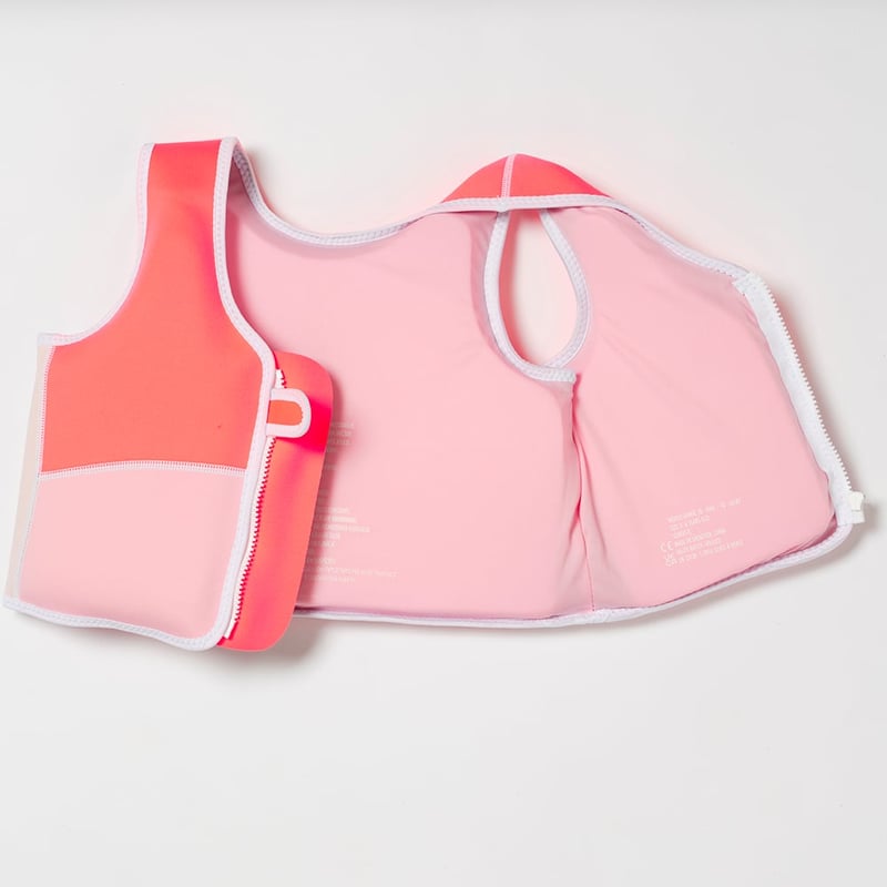 Melody The Mermaid Neon Strawberry Swim Vest