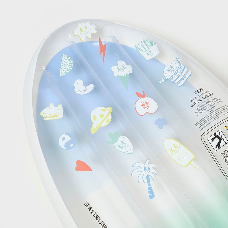 The Sea Kids Blue & Lime Skateboard Float