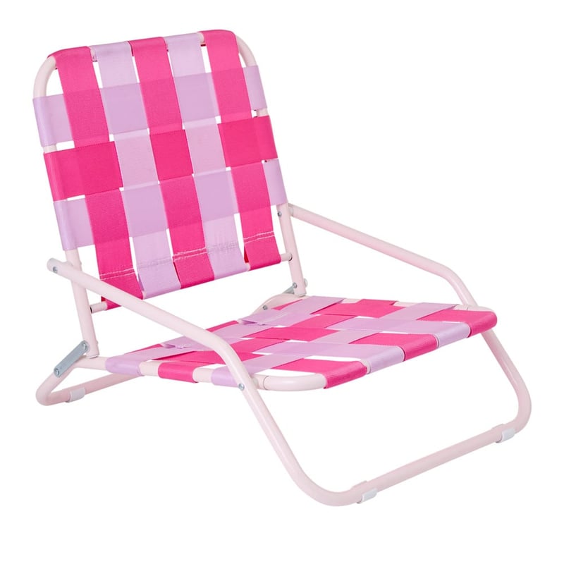 Pinks Strap Woven Beach Chair