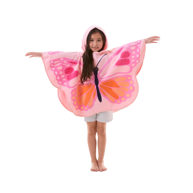 Betty Butterfly Character Hooded Beach Towel