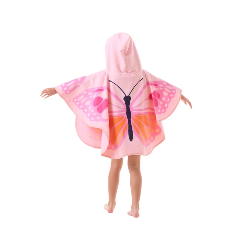 Betty Butterfly Character Hooded Beach Towel