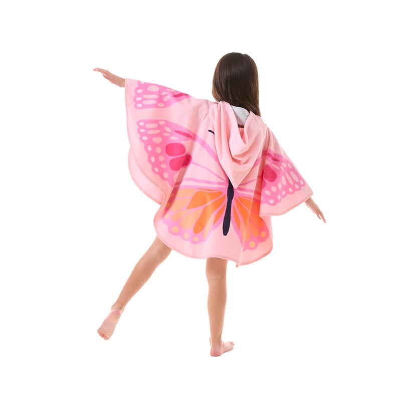 Betty Butterfly Character Hooded Beach Towel