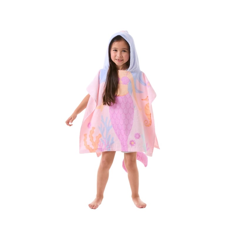 Mia Mermaid Character Hooded Beach Towel 