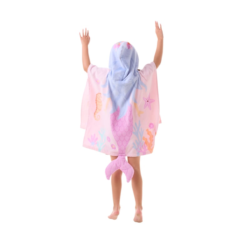 Mia Mermaid Character Hooded Beach Towel 