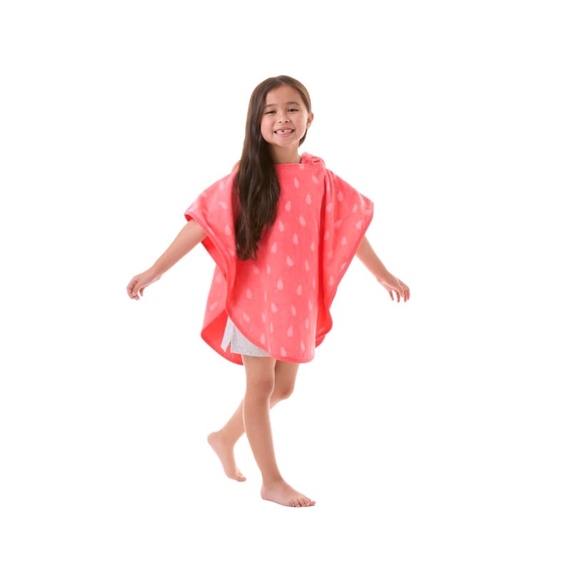 Strawberry Sweet Character Hooded Beach Towel