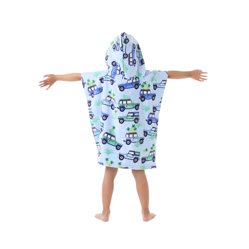 Jungle Trucks Hooded Beach Towel