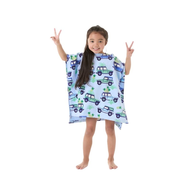 Jungle Trucks Hooded Beach Towel