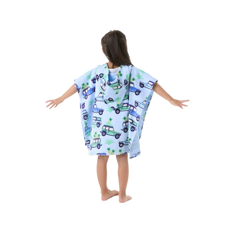 Jungle Trucks Hooded Beach Towel