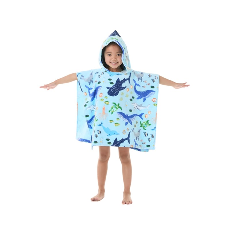 Ocean Wonder Hooded Beach Towel