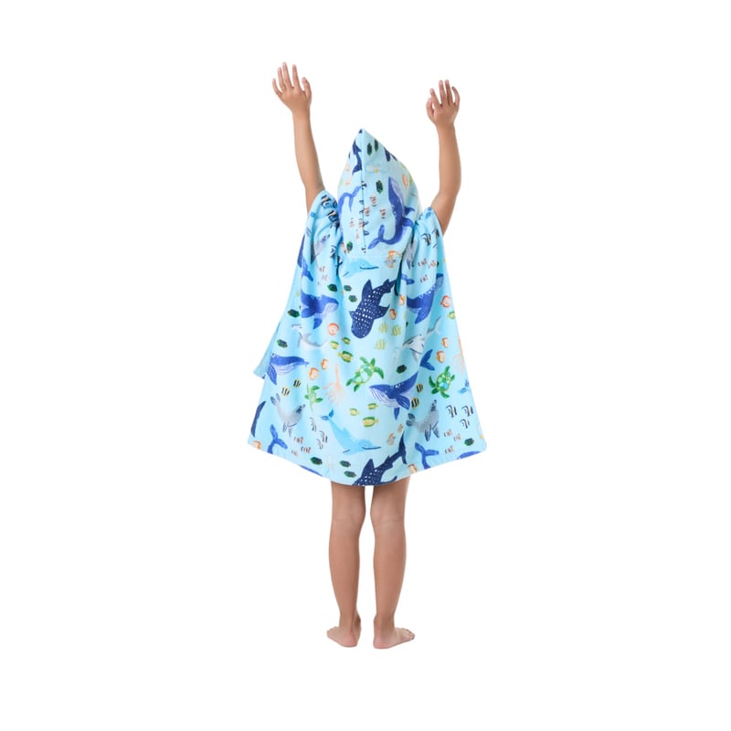 Ocean Wonder Hooded Beach Towel