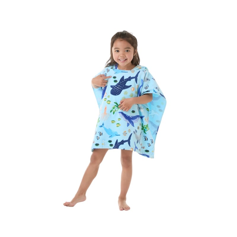 Ocean Wonder Hooded Beach Towel