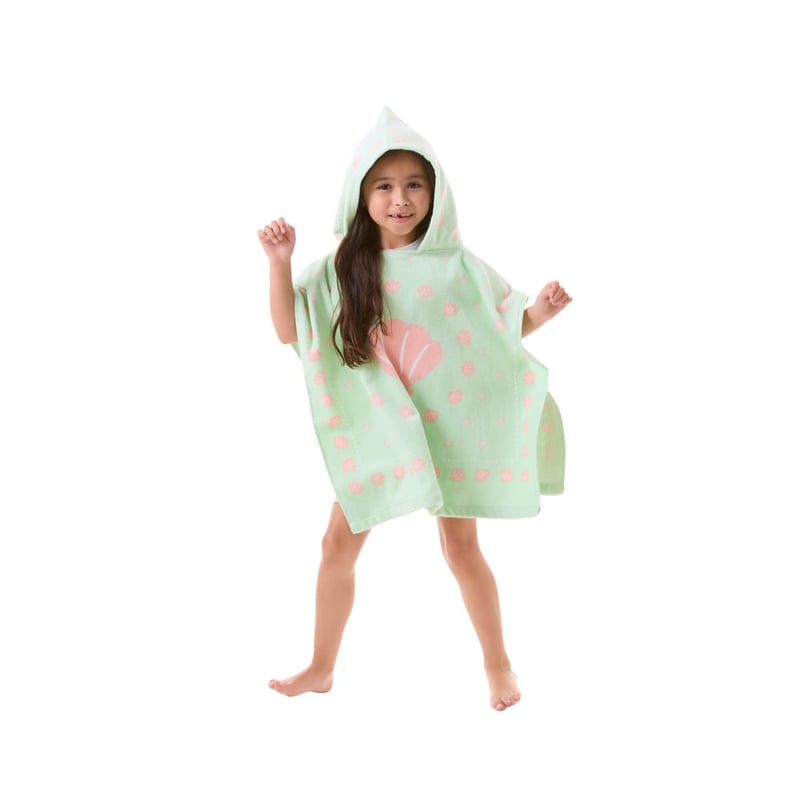 Summer Shell Hooded Beach Towel