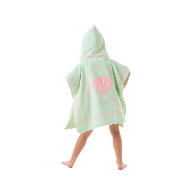 Summer Shell Hooded Beach Towel