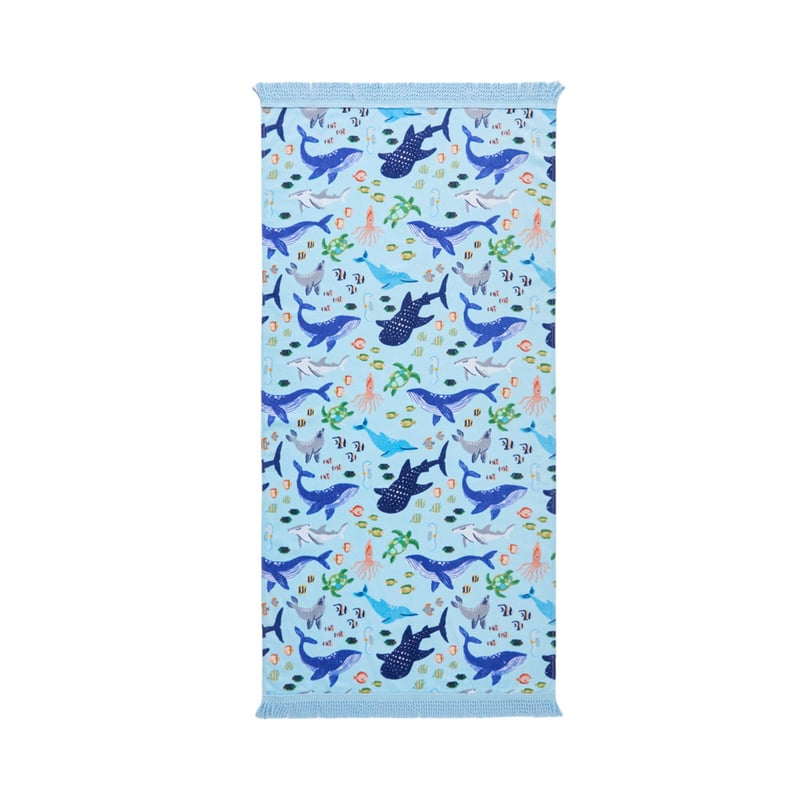 Ocean Wonder Printed Beach Towel