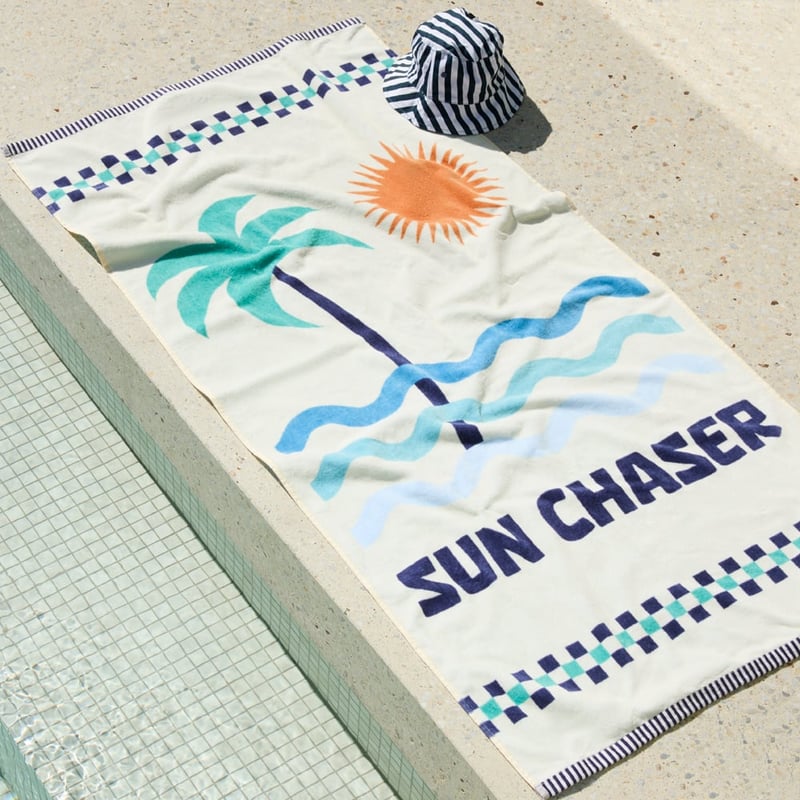 Sun Chaser Printed Beach Towel
