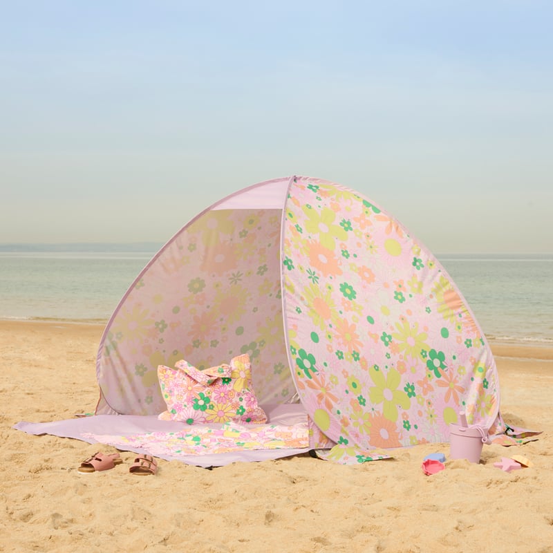 Floral Beach Pop Up Tent