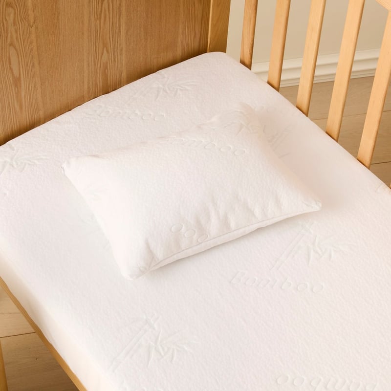 Nursery Bamboo Waterproof Cot Pillow Protector