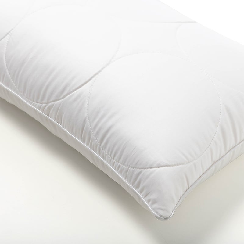 Sleep Calm Medium Profile Kids Wool Cotton Quilted Pillow