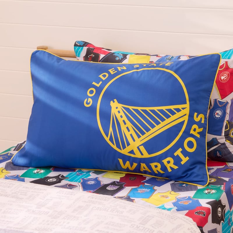 NBA Golden State Warriors Text Pillowcase 