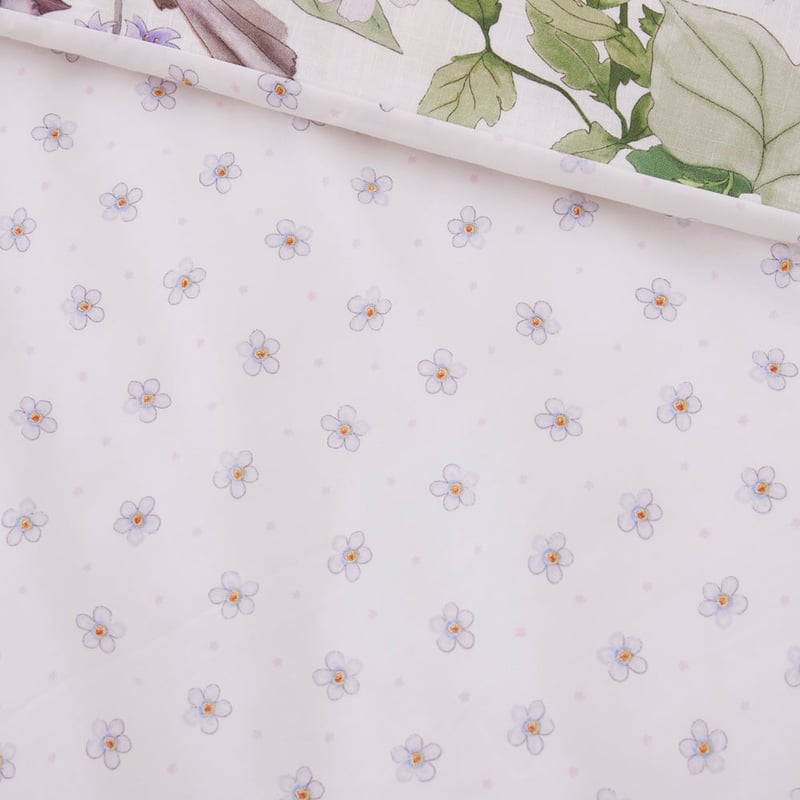 Fleur Harris Woodlands Springtime White Cot Quilt Cover Set