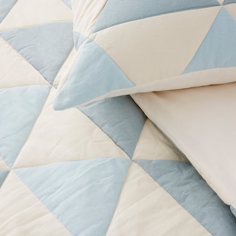 Hunter Stonewashed Quilted Quilt Cover Set