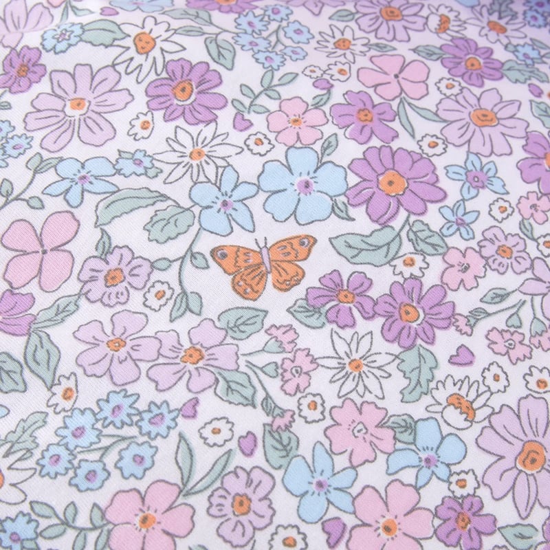 Bouncing Bunnies Blush Quilted Jersey Quilt Cover Set